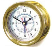 Capstan Tide Clock Brass 18012