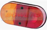 Maypole Oval Light Covers Orange/Red