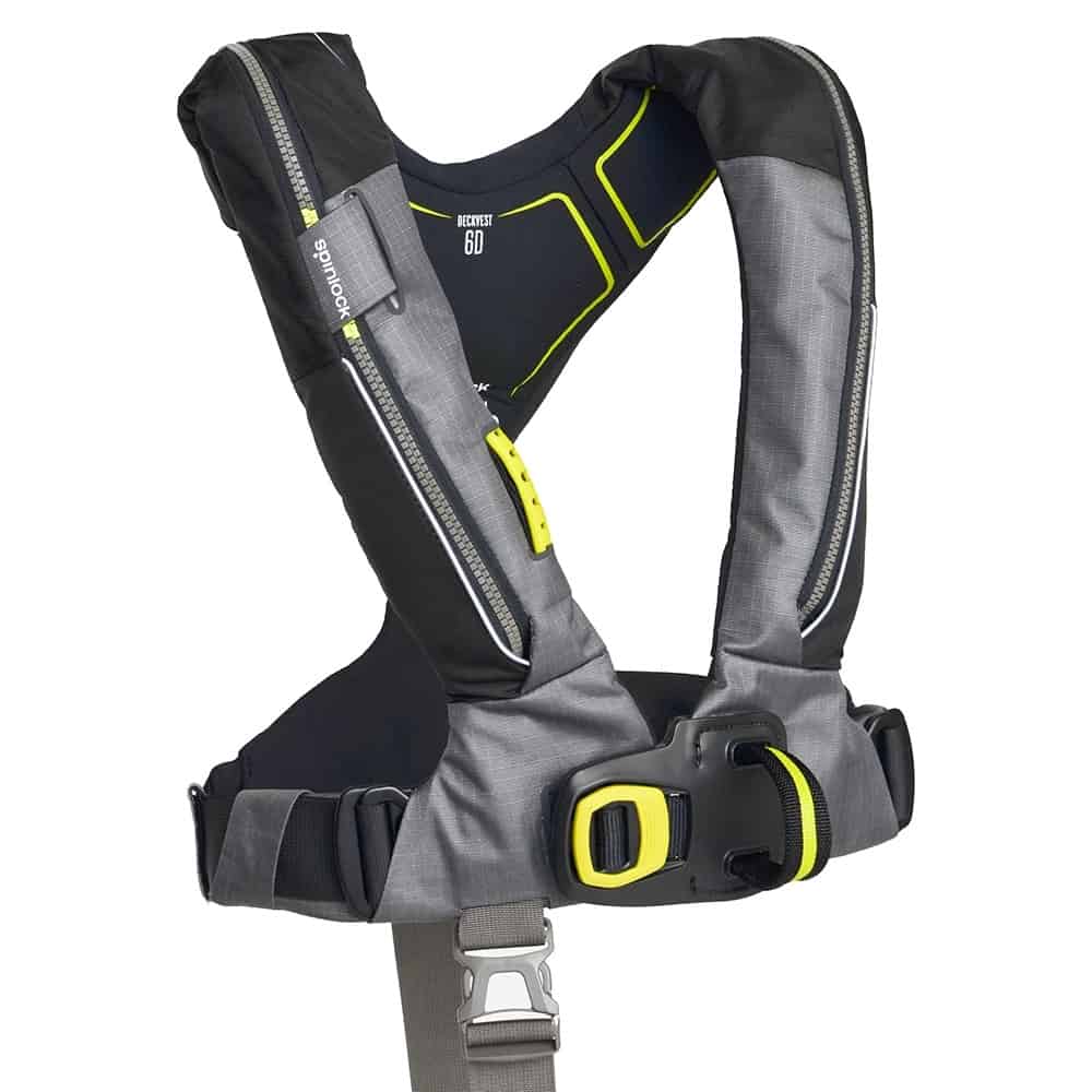 Spinlock Deckvest 6D Offshore Lifejacket Grey
