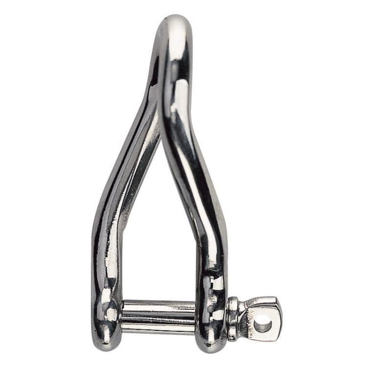 Stainless Steel Twisted Dee Shackle