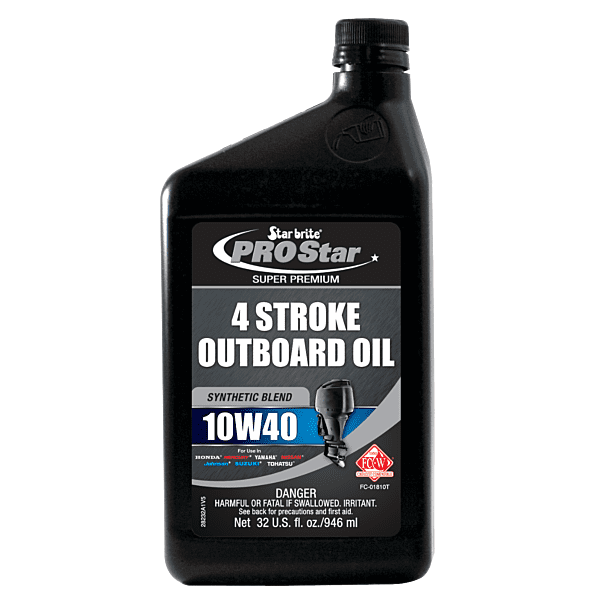 Starbrite Pro Star Super Premium Synthetic Blend 4 Stroke 10w40 Outboard Oil