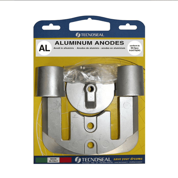 Tecnoseal Aluminium Anode Kit for Mercury Mercruiser Bravo 2 & 3 Engines