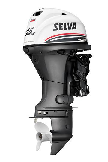 Selva Aruna EFI 25XS Outboard Engine – Electric Start, Long Shaft, Power Tilt Options