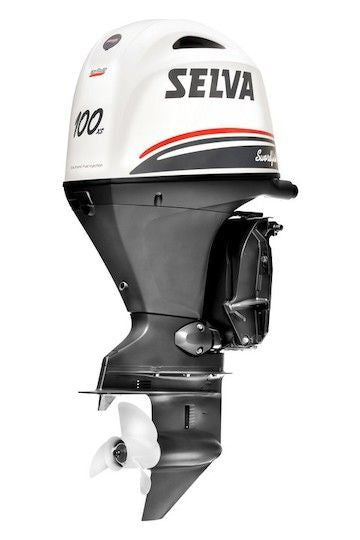 Selva Swordfish EFI 100XS Outboard Engine – Electric Start, Long/Extra-Long Shaft, Power Tilt, Tiller or Remote