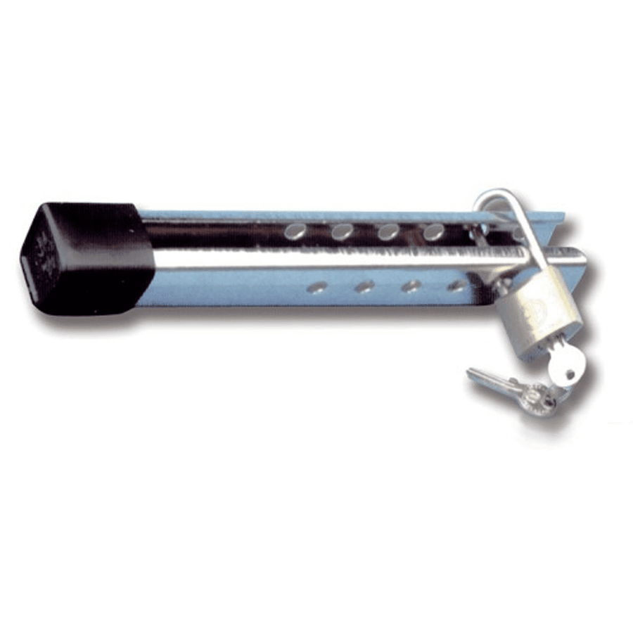 Trem Stainless Steel Outboard Motor Tube Lock c/w Brass Padlock