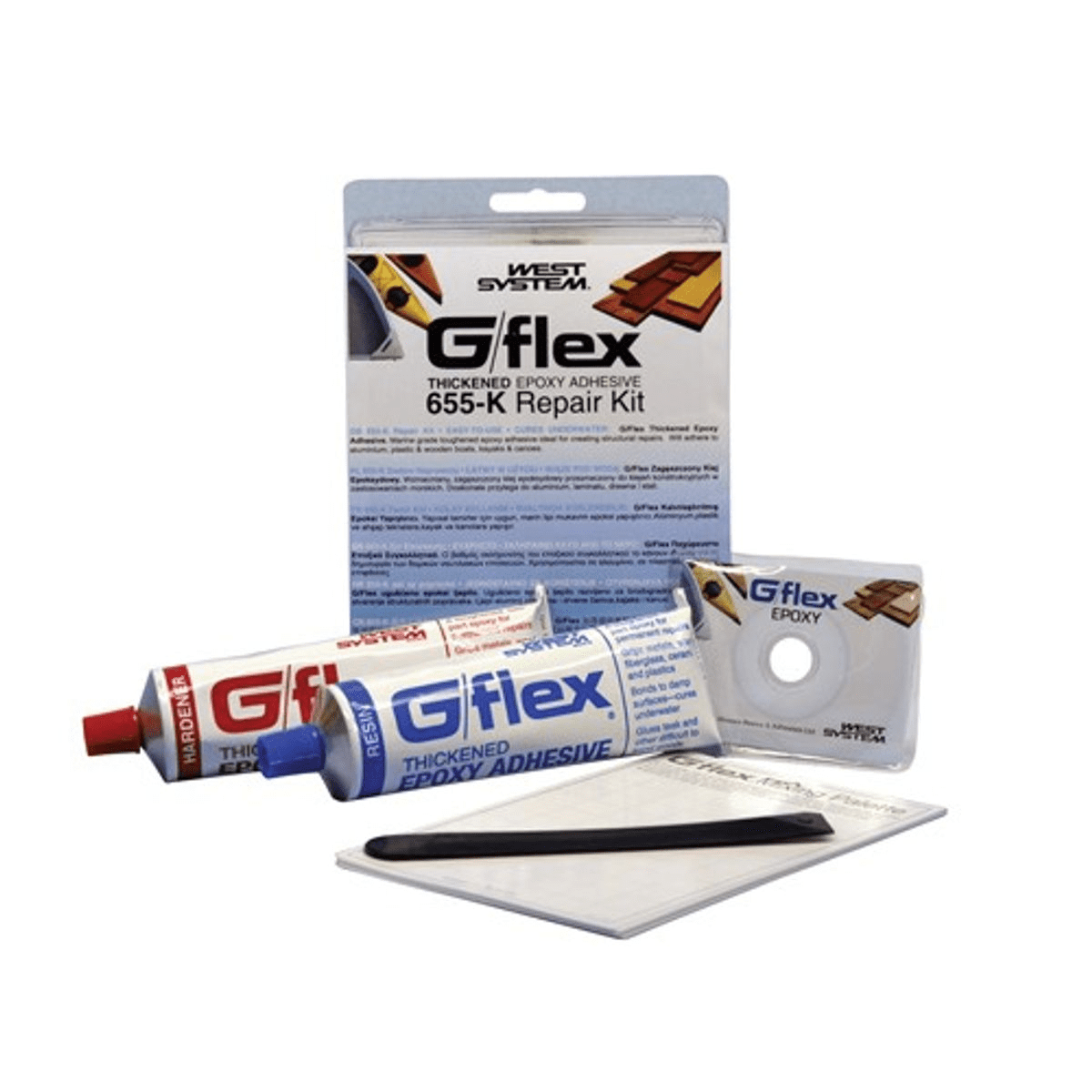 West System G/Flex 655-K Thickened Epoxy Adhesive Repair Kit